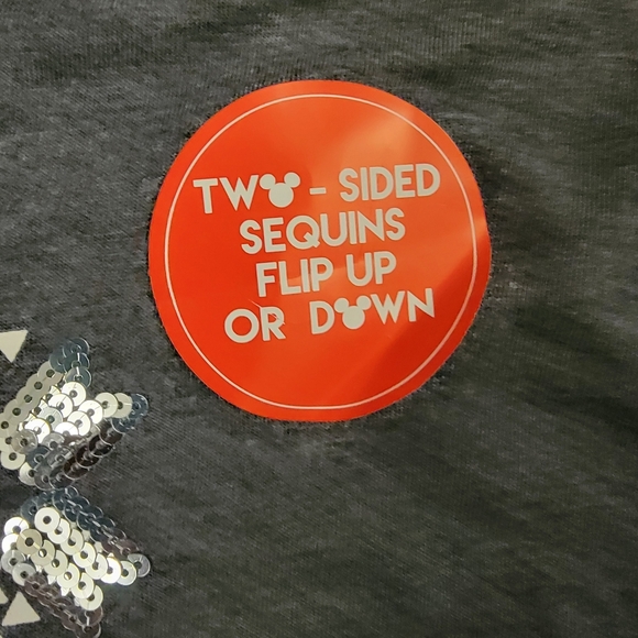Disney Parks Two Sided Sequins Christmas Joy T Shirt - Picture 4 of 6